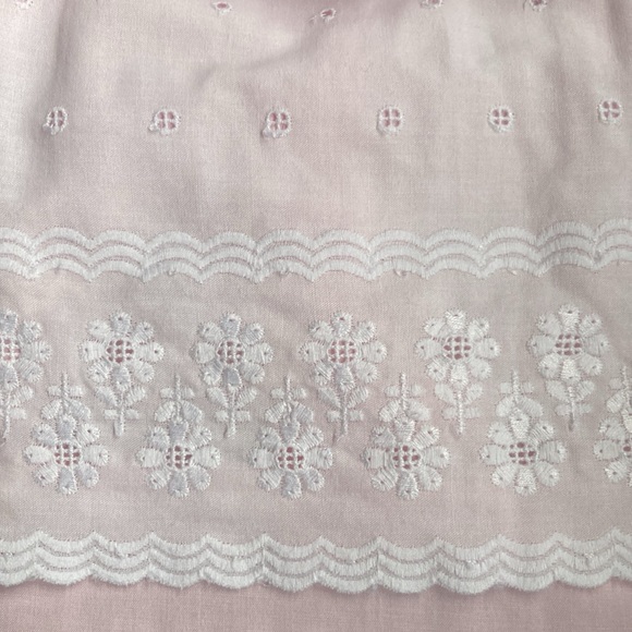 Vintage 90’s Summer Baby Dress 2-piece Pink with White Pinafore 6-9 months Y2K - Picture 4 of 8